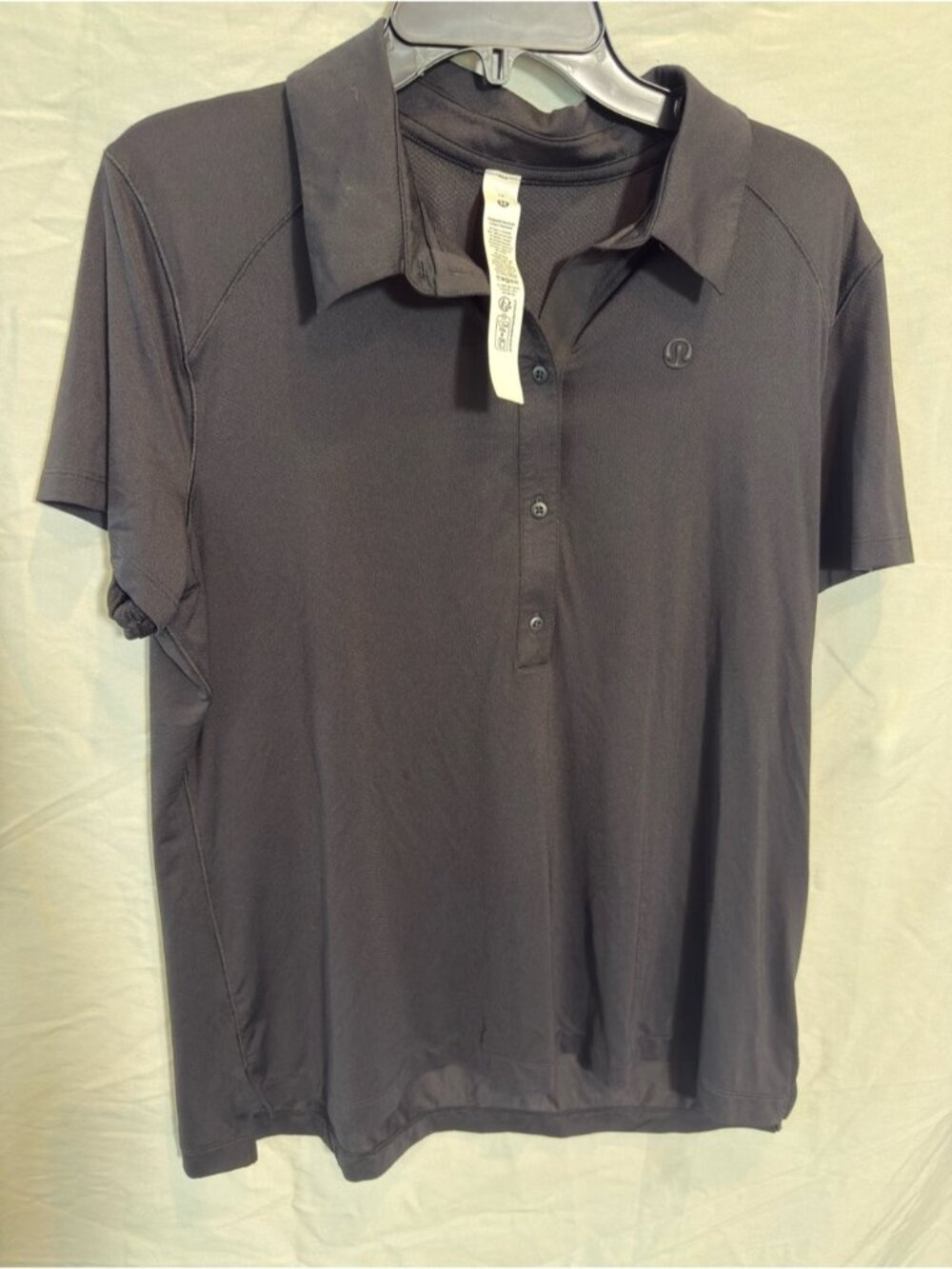 women’s black Short-Sleeve Polo